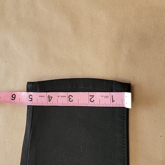Just Black Size 27 Black Skinny Leg Jeans, Excellent Used Condition - Picture 11 of 13